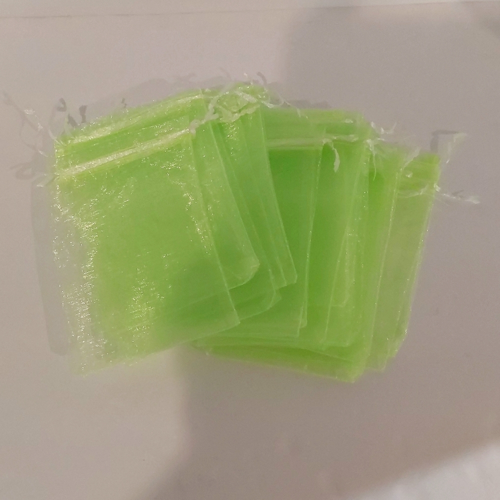 Apple Green Organza Bags